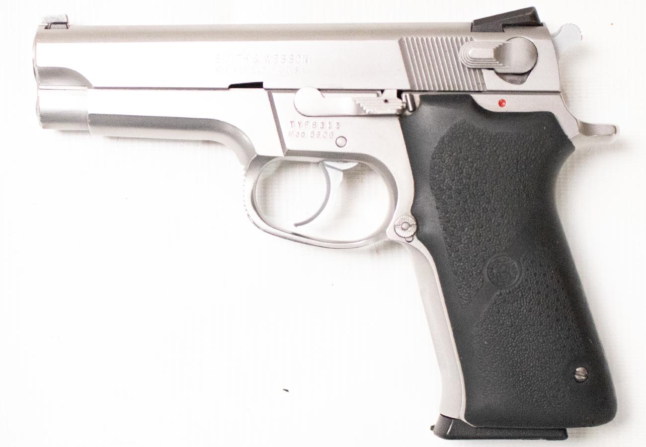 SMITH AND WESSON 5906 9mm Used Semi-Auto Pistol with DA/SA Trigger